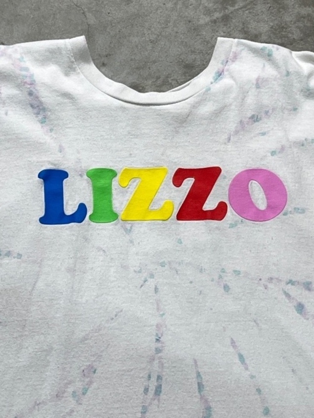 Lizzo Preowned Large Tie Dye T-shirt